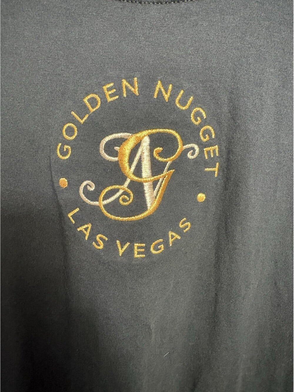 Golden Nugget Las Vegas Logo Graphic Print T-Shirt Black 2XL Big & Tall